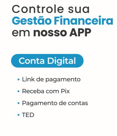 Máquina de cartão MaxPagamentos realizando um pagamento com um cartão de crédito Visa.